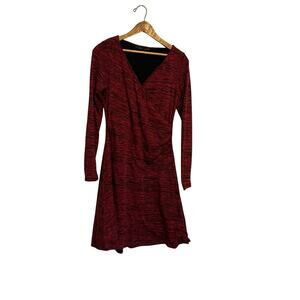 knee length dresses for ladies prAna Foundation Rib Long Sleeve Dress at EverydayYoga.com